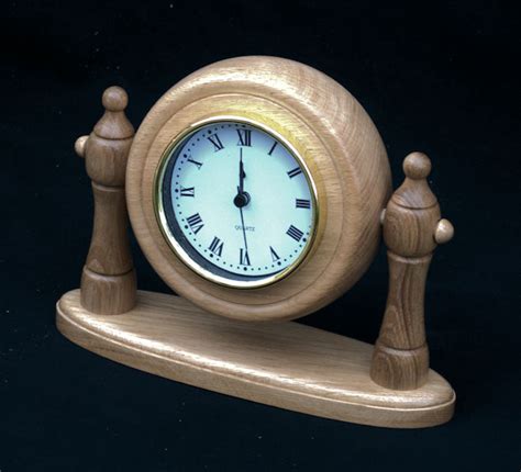 Handmade Wooden Mantel Clock