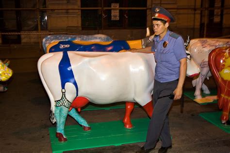 Moscow Cow Parade The Jeremy Nicholl Archive