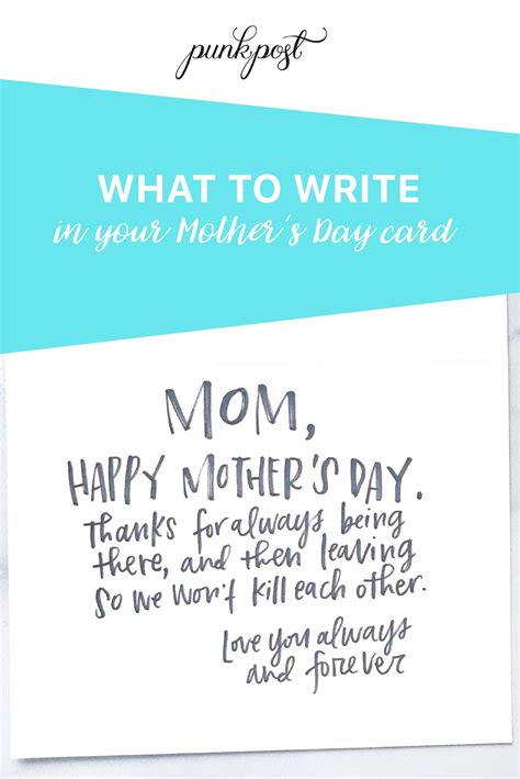 What To Write In Your Mothers Day Card Mothers Day Cards Card Sentiments Writing