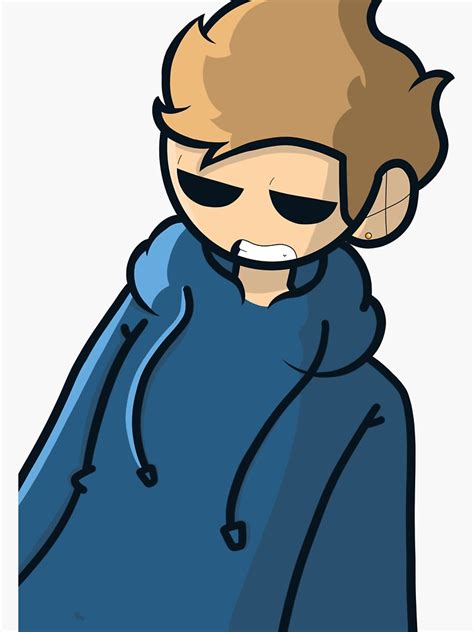 Tom From Eddsworld Sticker For Sale By Singingartist Redbubble