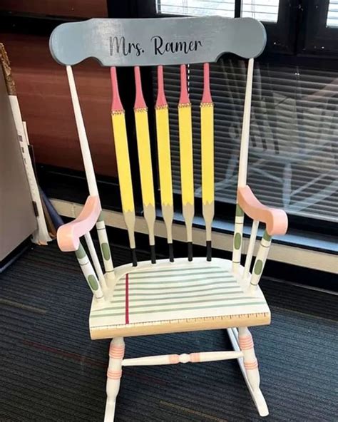 Classroom Rocking Chairs Yard Sale Rocking Chair To Painted Diy Teacher Reading Chairs