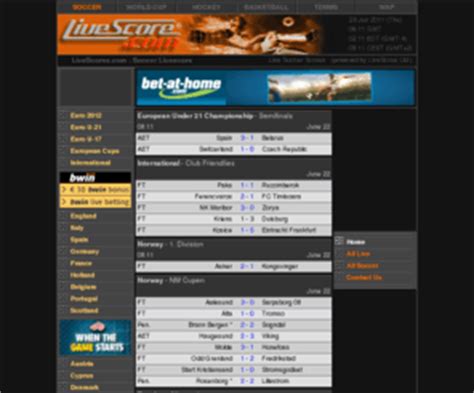 All matches are updated live. Livescores.com: Soccer Live Scores - powered by LiveScore.com
