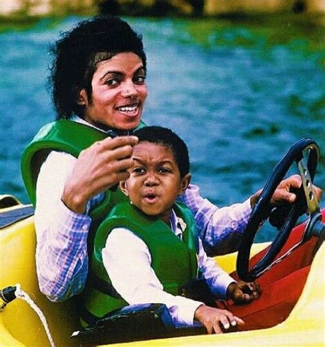 Michael Jackson And Emmanuel Lewis Michael Jackson Thriller Michael