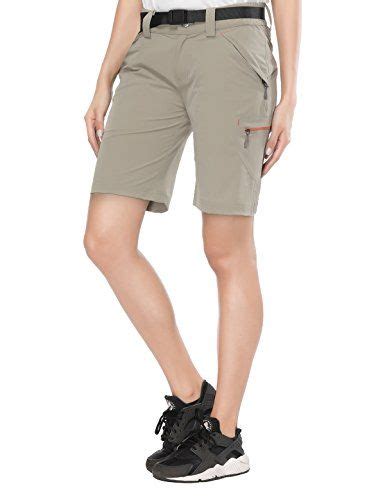 MIER Women S Lightweight Cargo Shorts Outdoor Stretchy Hiking Shorts
