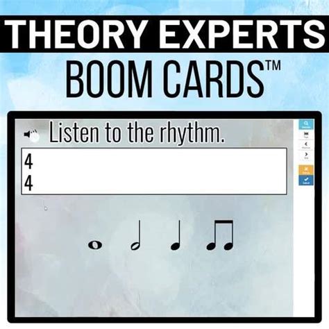 Rhythm Dictation Notes Only For Theory Experts Level 1 Music Boom Cards