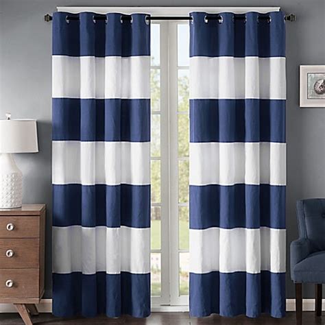 Maybe you would like to learn more about one of these? Buy Regency Heights Parker Stripe 63-Inch Grommet Window ...
