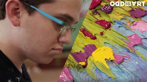 This Visually Impaired Artist Paints By Touch