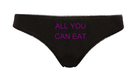 All You Can Eat Cuckold Clean Up Hotwife Messy Pussy Slut Thong Panties Black Ebay