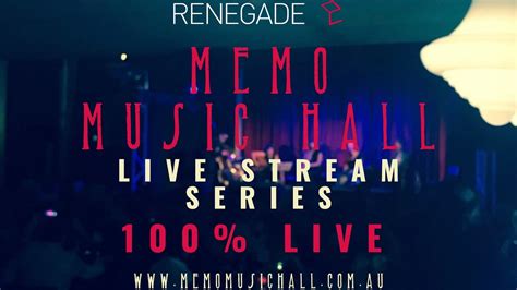Memo Music Hall Live Stream Series Youtube