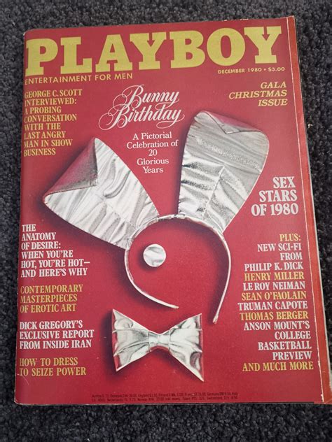 Playboy Gala Christmas Issue December 1980 Adult Magazine Marketplace