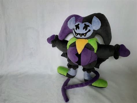 Jevil From Deltarune It Is A Smple Of The Plush That Can Be Etsy