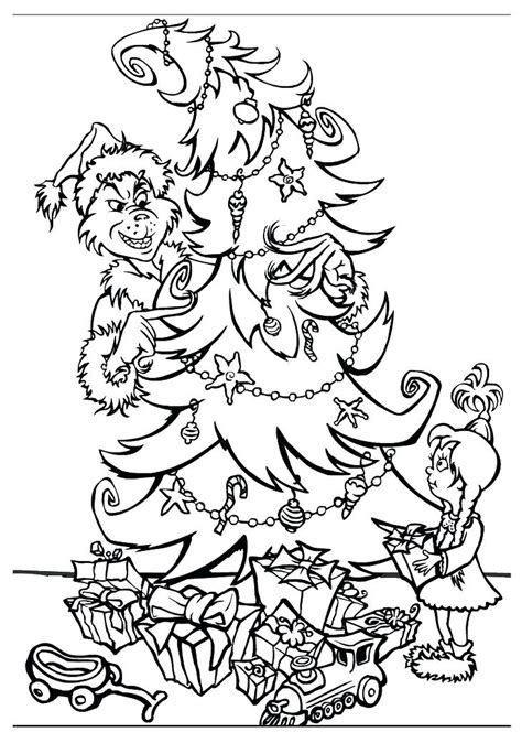 The Grinch Who Stole Christmas Coloring Pages at GetColorings.com
