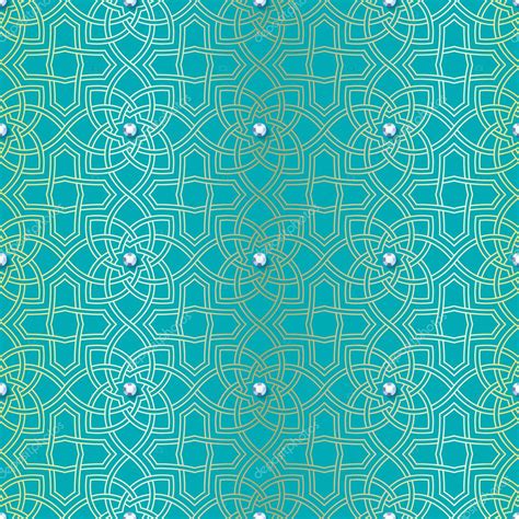 Arabesque Seamless Beautiful Background Pattern — Stock Vector © Rea