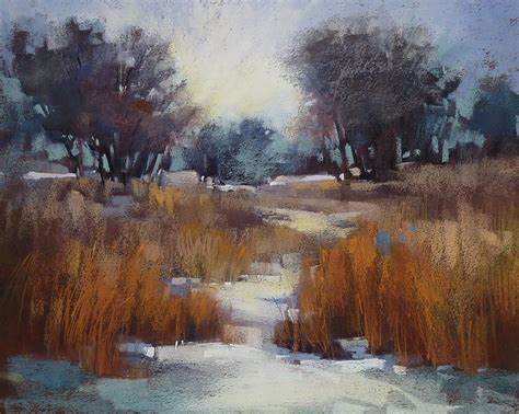 Karen Margulis Winterlandscape Original Art Painting Landscape