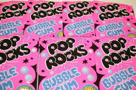 Bayside Candy Pop Rocks Bubble Gum Pack Of 12 Pop Rocks