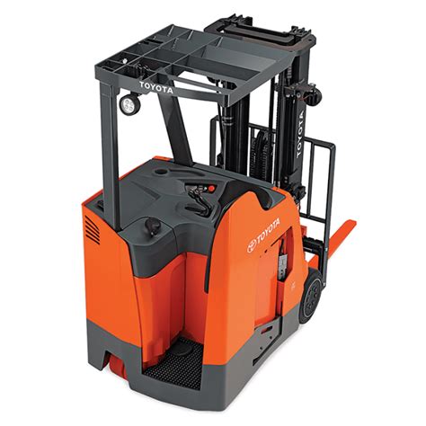 Commission payout at times is uncertain and the length to keep an account is pointless. Stand-Up Rider Forklift - Toyota Material Handling Systems