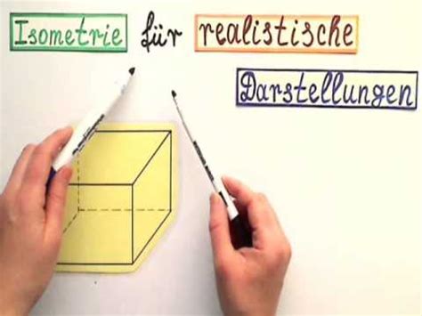 Isometrie zeichnen so wird es gemacht - YouTube