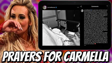 Wwe Superstar Carmella Hospitalized For Ectopic Pregnancy And Miscarriage Youtube