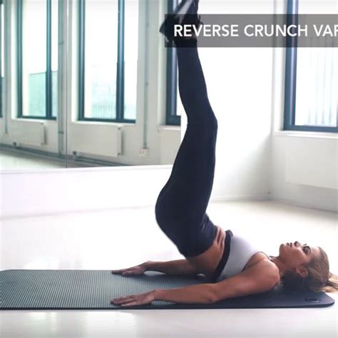 Reverse Crunch Variation By Christine Markussen Exercise How To Skimble