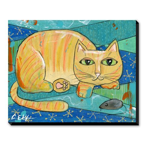 Cat And Mouse Art Print Chromaddict