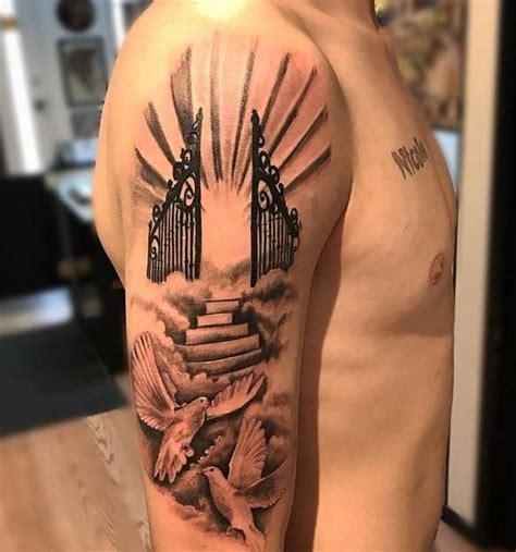 beautiful dove and stairway to heaven tattoo # ...
