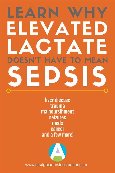 Here are all the possible meanings and translations of the word sepsis. Reasons for an elevated lactate | Lactation, Nursing tips ...