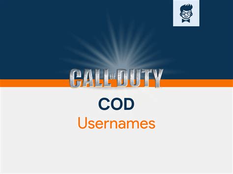 Cod Usernames 600 Catchy And Cool Names Brandboy