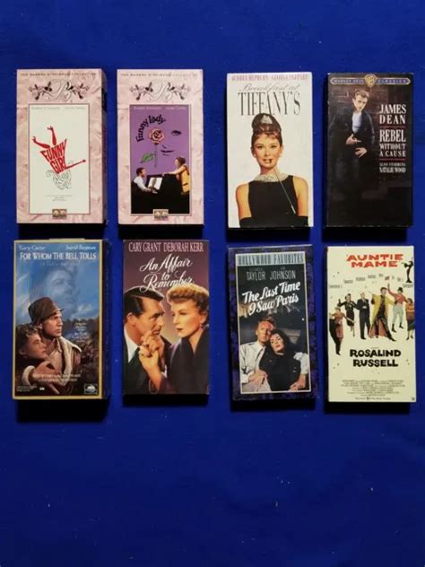 Classic Vhs Movies Lot Of 8 Vhs Tapes 2 New 6 Watched Once Htf Oop Eur 1408 Picclick Fr