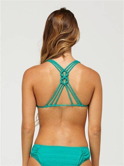 Dgrnaturally Beautiful Rio Halter Bikini Top By Roxy Bck1 Bikini Tops Bikinis Halter