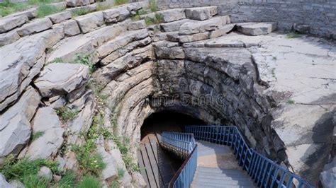 Belum Caves Entrance Kolimigundla Andhra Pradesh India Stock Photo