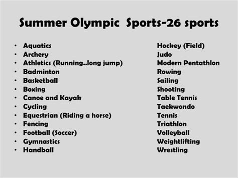 Maybe you would like to learn more about one of these? Olympics.ppt.