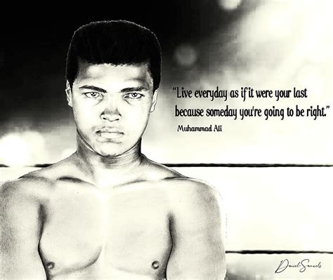 Muhammad Ali Drawing By Daniel Samuels
