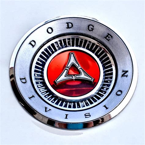 Dodge Division Classic Car Emblem Photograph By Amy Mcdaniel