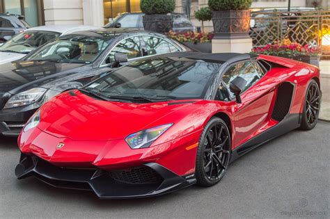 Red Anniversary Lamborghini Aventador Roadster Lamborghini Aventador