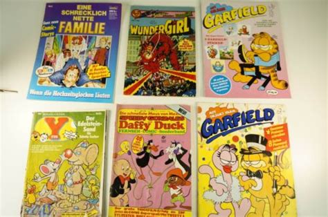 6x Various Comics Garfield Superman Daffy Yps From Ancient Times Read H