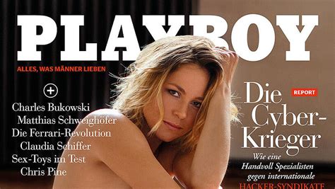 Awz Schauspielerin Franziska Van Der Heide Zieht Im Playboy Blank