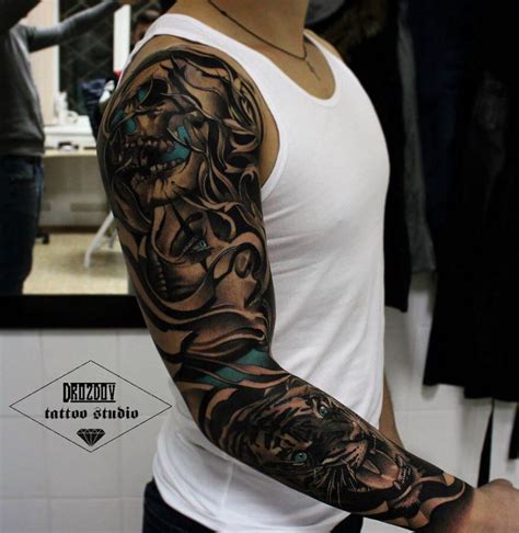 Amazing Full Sleeve Tattoo Inkstylemag