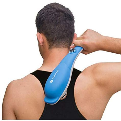 Theraflow Handheld Deep Tissue Percussion Massager Muscles Back Body Neck Foot Shoulder