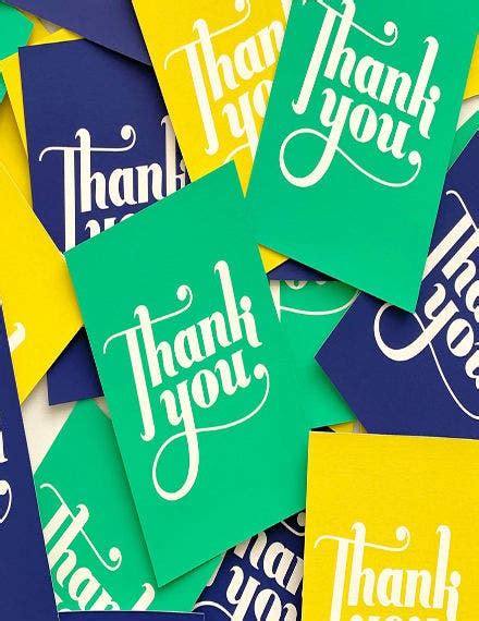 How To Make A Thank You Card 10 Templates To Download Free