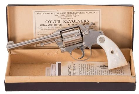 Sold Price Colt Police Positive Special 32 20 Revolver Pearl Grips