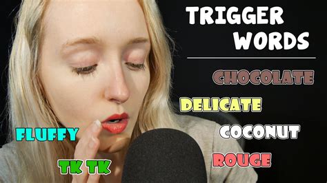 Asmr Tingly Trigger Word Assortment Close Whispers Youtube