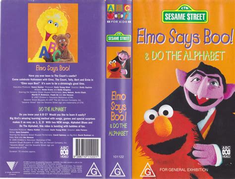 Abc Sesame Street Elmo Says Boo Do Video Pal Vhs Ebay