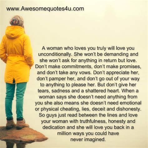Awesome Quotes When A Woman Says She Loves You