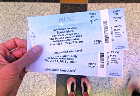 I went to this event with my sister and niece, tickets fairly priced and arena staff very friend helped we managed to get to the front. Concert Ticket: Bruno Mars Concert Ticket