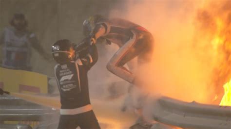 Romain Grosjean Speaks About Horrifying Bahrain Gp Accident And His