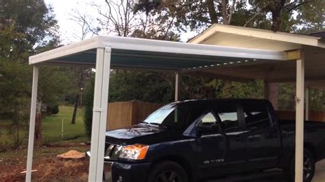 Includes screws and trim for installation. Carport extension - YouTube