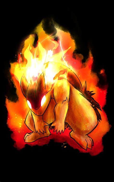 Typhlosion Art By Lucky02 Overmaster On Deviantart