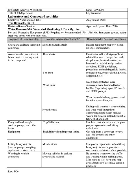 Job Assessment Worksheet Worksheeto Com