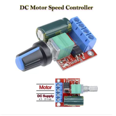 Dc Motor Speed Controller Module Mini Dc Dc 45v 35v 5a 90w Speed