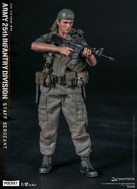 Staff Sergeant Army 25th Infantry Division Dam Toys 112 Scale Figure